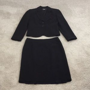 Black Ann Taylor Power Suit